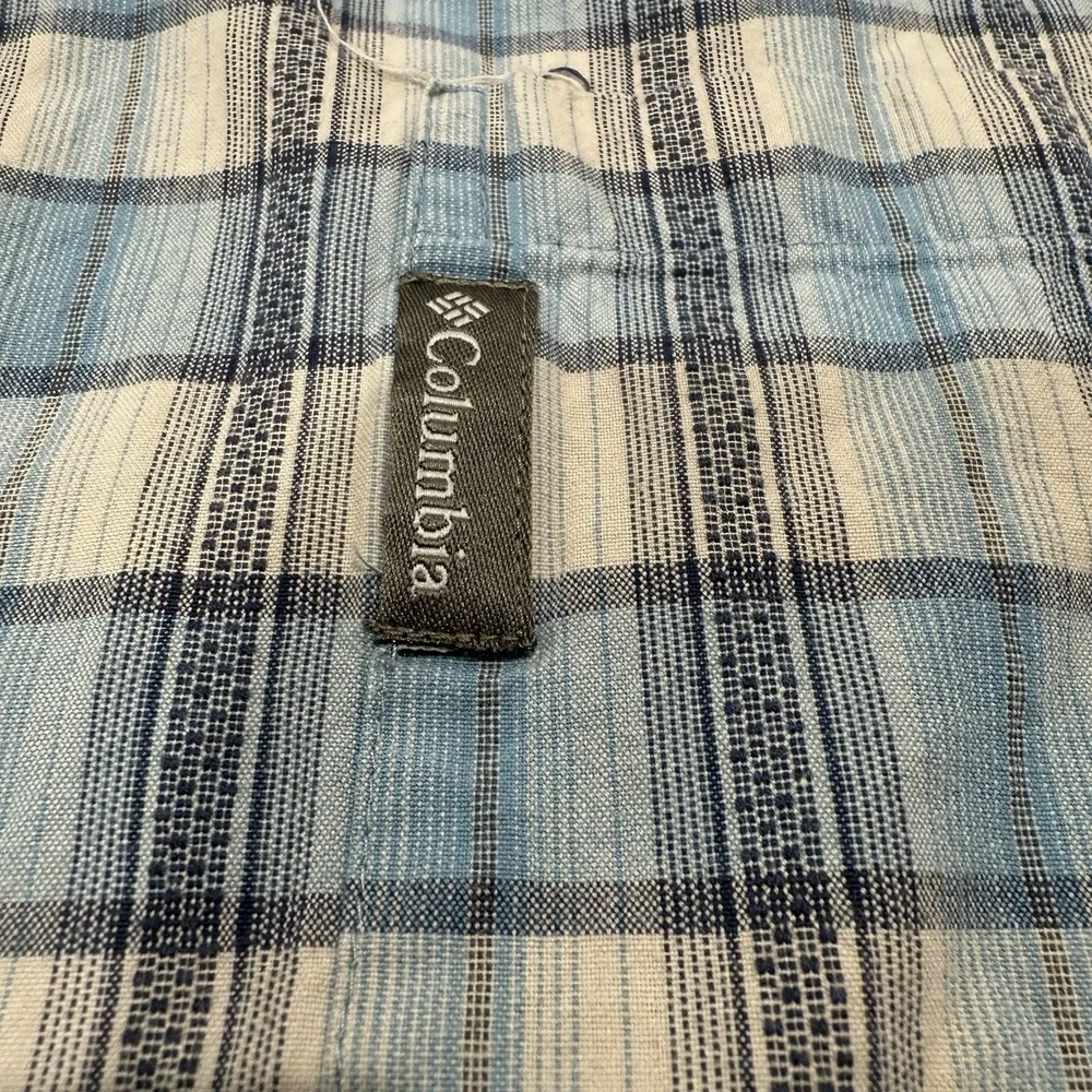 Columbia Short Sleeve Button Down Shirt‎ Mens XXL 2XL Hiking Travel Fishing